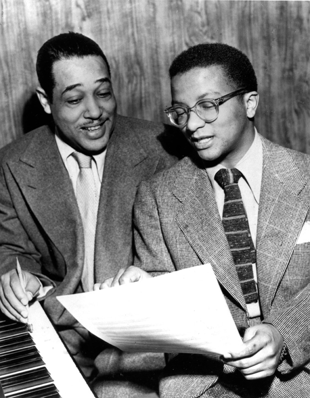  Duke Ellington et Billy Strayhorn en train de régler de concert un problème de composition musicale…